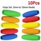 10 Pcs Ergonomic Crochet Hook Grip Kit – 2mm to 10mm Soft Comfort Handle Accessories – Universal Fit for Aluminum Hooks – Random Color (Red or Purple)